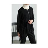 リボンを散りばめた裾フレアパーカートップス レディース ファッション | Sawa a la mode | 詳細画像3