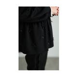 リボンを散りばめた裾フレアパーカートップス レディース ファッション | Sawa a la mode | 詳細画像9