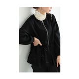 リボンを散りばめた裾フレアパーカートップス レディース ファッション | Sawa a la mode | 詳細画像13