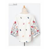 艶やかなチューリップ畑の刺繍シャツブラウス レディース ファッション | Sawa a la mode | 詳細画像23