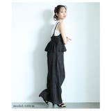涼やかで上品なサマーツィードハイウエストタックパンツ レディース ファッション | Sawa a la mode | 詳細画像4