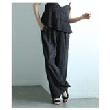 涼やかで上品なサマーツィードハイウエストタックパンツ レディース ファッション | Sawa a la mode | 詳細画像6