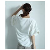 シンプルな折り返しデザインカットソー レディース ファッション | Sawa a la mode | 詳細画像7