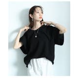 シンプルな折り返しデザインカットソー レディース ファッション | Sawa a la mode | 詳細画像16