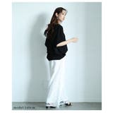 シンプルな折り返しデザインカットソー レディース ファッション | Sawa a la mode | 詳細画像17