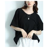 シンプルな折り返しデザインカットソー レディース ファッション | Sawa a la mode | 詳細画像18