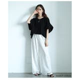 シンプルな折り返しデザインカットソー レディース ファッション | Sawa a la mode | 詳細画像20