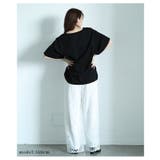 シンプルな折り返しデザインカットソー レディース ファッション | Sawa a la mode | 詳細画像23