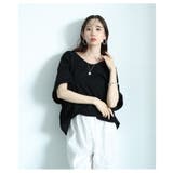 シンプルな折り返しデザインカットソー レディース ファッション | Sawa a la mode | 詳細画像26