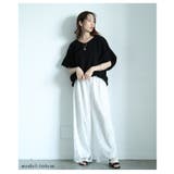 シンプルな折り返しデザインカットソー レディース ファッション | Sawa a la mode | 詳細画像27