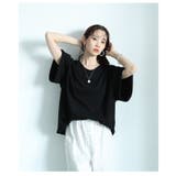 シンプルな折り返しデザインカットソー レディース ファッション | Sawa a la mode | 詳細画像29