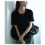 ひとさじの甘さを加えるオーガンジ―フリルドッキングトップス レディース | Sawa a la mode | 詳細画像5
