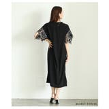 美しい袖レースのブラックワンピース レディース ファッション | Sawa a la mode | 詳細画像14