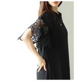 美しい袖レースのブラックワンピース レディース ファッション | Sawa a la mode | 詳細画像20