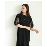 美しい袖レースのブラックワンピース レディース ファッション | Sawa a la mode | 詳細画像22