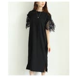 美しい袖レースのブラックワンピース レディース ファッション | Sawa a la mode | 詳細画像24