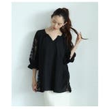 袖レース透けるキャンディスリーブトップス レディース ファッション | Sawa a la mode | 詳細画像13