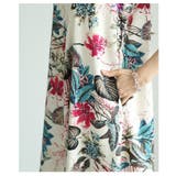 夏を感じる涼しげなボタニカル柄ロングワンピース レディース ファッション | Sawa a la mode | 詳細画像8 