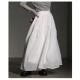 レディな装いに包まれるリボン付きギャザーフレアスカート レディース ファッション | Sawa a la mode | 詳細画像12