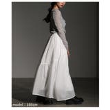 レディな装いに包まれるリボン付きギャザーフレアスカート レディース ファッション | Sawa a la mode | 詳細画像13