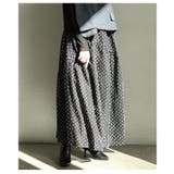 レディな装いに包まれるリボン付きギャザーフレアスカート レディース ファッション | Sawa a la mode | 詳細画像14