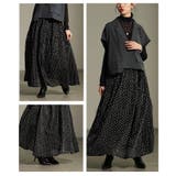 レディな装いに包まれるリボン付きギャザーフレアスカート レディース ファッション | Sawa a la mode | 詳細画像17