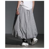 ふっくらシルエットでサマになるストライプ柄バブルヘムスカート レディース ファッ… | Sawa a la mode | 詳細画像8 