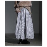 ふっくらシルエットでサマになるストライプ柄バブルヘムスカート レディース ファッ… | Sawa a la mode | 詳細画像19 