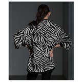 モノトーンで着映えるゼブラ柄ニット レディース ファッション | Sawa a la mode | 詳細画像11 