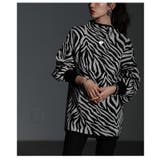 モノトーンで着映えるゼブラ柄ニット レディース ファッション | Sawa a la mode | 詳細画像12 