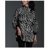 モノトーンで着映えるゼブラ柄ニット レディース ファッション | Sawa a la mode | 詳細画像21 