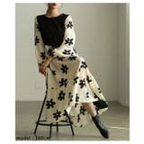 私だけの花模様を描いた切替ティアードロングワンピース レディース ファッション | Sawa a la mode | 詳細画像7 