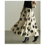 私だけの花模様を描いた切替ティアードロングワンピース レディース ファッション | Sawa a la mode | 詳細画像9 