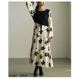 私だけの花模様を描いた切替ティアードロングワンピース レディース ファッション | Sawa a la mode | 詳細画像12 