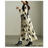 私だけの花模様を描いた切替ティアードロングワンピース レディース ファッション | Sawa a la mode | 詳細画像14 