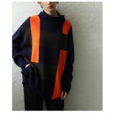 大人のセンス光る日本製オシャレ配色ニットトップス レディース ファッション | Sawa a la mode | 詳細画像19 