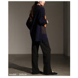 大人のセンス光る日本製オシャレ配色ニットトップス レディース ファッション | Sawa a la mode | 詳細画像20 