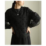 レディに決まるドット柄ふんわり袖シアートップス レディース ファッション | Sawa a la mode | 詳細画像14 