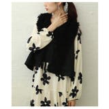 シーズンムードを盛り上げる異素材切替ファーベスト レディース ファッション | Sawa a la mode | 詳細画像11 