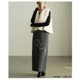 シーズンムードを盛り上げる異素材切替ファーベスト レディース ファッション | Sawa a la mode | 詳細画像14 