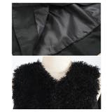 シーズンムードを盛り上げる異素材切替ファーベスト レディース ファッション | Sawa a la mode | 詳細画像23 