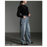 パールの粒が降り注ぐパフスリーブニットトップス レディース ファッション | Sawa a la mode | 詳細画像11 