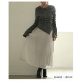 シフォンなのに暖かい裏フリースプリーツスカート レディース ファッション | Sawa a la mode | 詳細画像14 