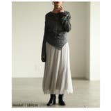 シフォンなのに暖かい裏フリースプリーツスカート レディース ファッション | Sawa a la mode | 詳細画像21 