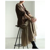 裾が揺れるティアードフレアのドッキングワンピース レディース ファッション | Sawa a la mode | 詳細画像14 