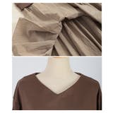 裾が揺れるティアードフレアのドッキングワンピース レディース ファッション | Sawa a la mode | 詳細画像23 