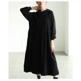 花刺繍レースフードのニットフレアワンピース レディース ファッション | Sawa a la mode | 詳細画像16 