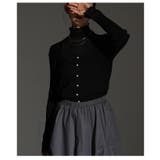 繊細なレースをあしらったVネックリブニットトップス レディース ファッション | Sawa a la mode | 詳細画像19 