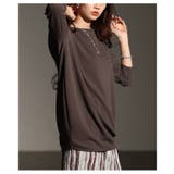 着痩せシルエットに拘ったコクーンカットソー レディース ファッション | Sawa a la mode | 詳細画像4 