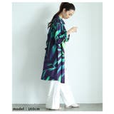 艶やかなボタニカル柄のチュニックシャツ レディース ファッション | Sawa a la mode | 詳細画像15 